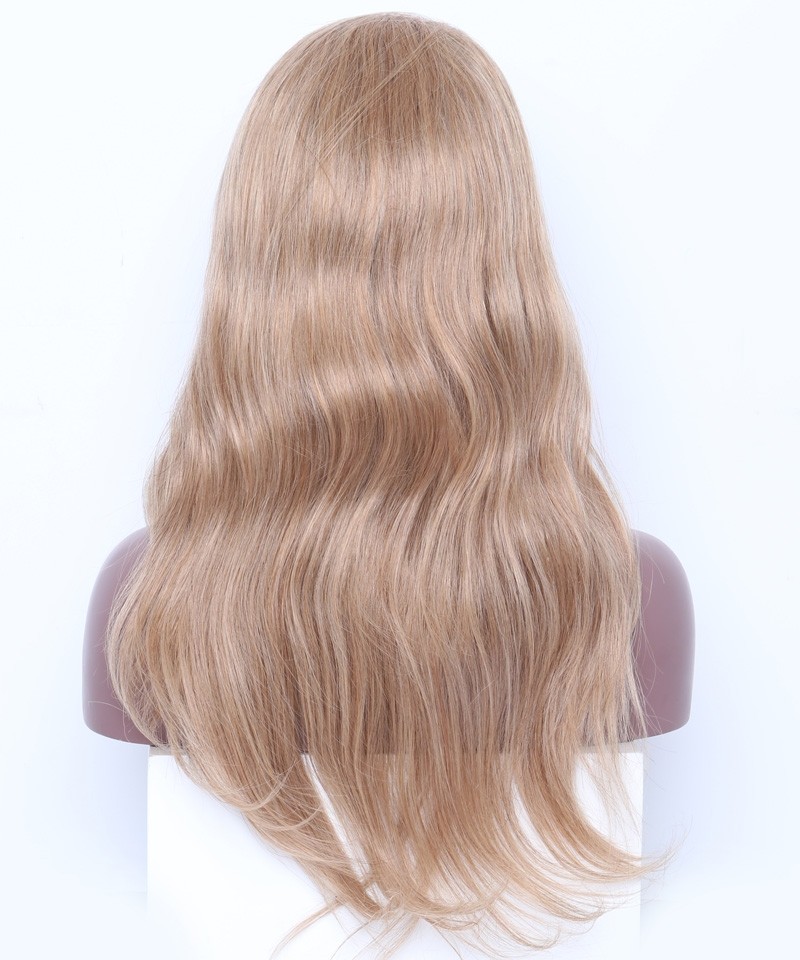 Cara Honey Blonde Straight Lace Front Human Hair Wigs Density