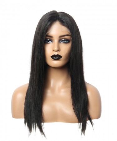 CARA 150% Density Straight 13x6 Lace Part Swiss HD Lace Front Human Hair Wigs with Baby Hair