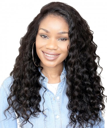 CARA 150% Density 360 Lace Frontal Wig Pre Plucked With Baby Hair Loose Wave Lace Front Wig