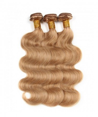 CARA Body Wave 3 Pcs 100% Unprocessed Human Hair Weave #27 Brazilian Virgin Hair