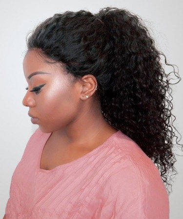 CARA 360 Lace Frontal Wig Deep Curly Lace Wigs For Black Women 150% Density