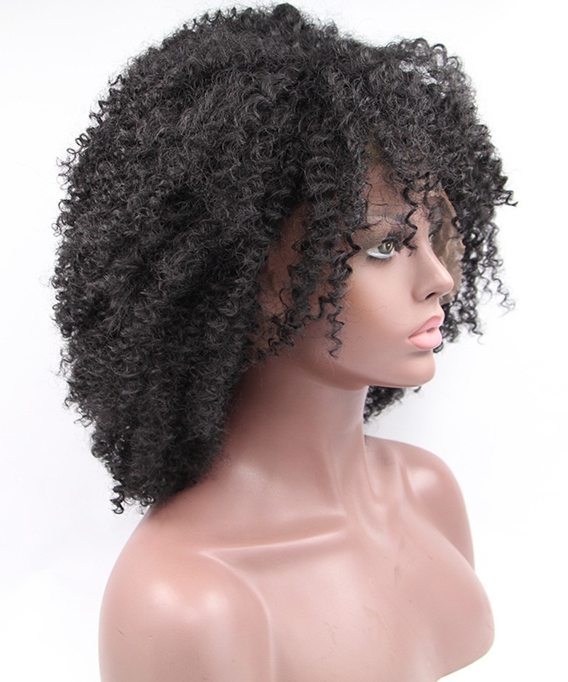 Cara Afro Kinky Curly Synthetic Wig Lace Front Wig For Black Women 