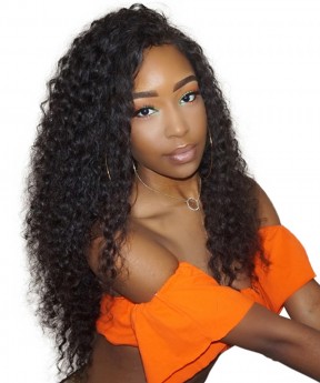 CARA 13x6 Deep Part Deep Wave Lace Front Human Hair Wigs 150% Density