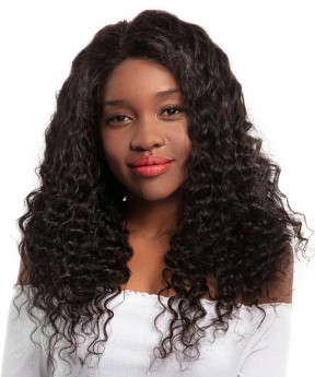 CARA Deep Wave 13x6 Lace Front Human Hair Wigs Pre Plucked with Baby Hair 250% Density