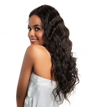 CARA Brazilian Body Wave 13X4 Lace Frontal with 3 Bundles Natural Color 100% Human Hair Weaves 