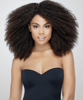 CARA 360 Lace Frontal Wig Brazilian Afro Kinky Curly 150% Density Lace Front Human Hair Wigs