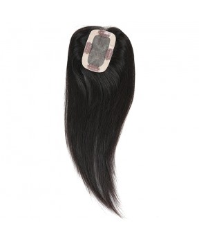 CARA Clip In Toupee Hairpieces For Women Straight 2.5X4 Brazilian Virgin Hair