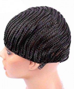CARA Cornrows Wig Cap With Adjustable Strap Easier To Sew In For Loss Hair