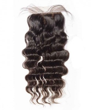 CARA Brazilian Loose Wave Virgin Hair 4x4 Medium Brown Silk Base Lace Closure