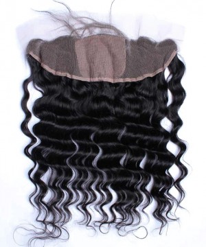 CARA Loose Wave 13x4 Lace Frontal Closure With 4x4 Silk Base