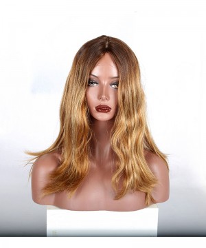 CARA Kosher Wig Jewish Lace Wigs European virgin hair Straight ombre color silk top free shipping