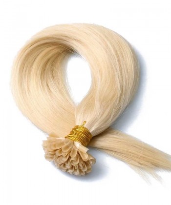 100% 16"-24" Brazilian Human Hair Extensions Capsule Keratin Stick I Tip Hair Fusion