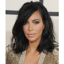 Kim Kardashian Short Wavy Style Lace Wig