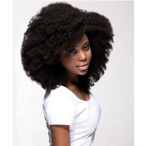 Afro Curly Lace Front Wig For Black Women 