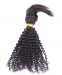 CARA Brazilian Kinky Curly Braid in Bundles Human Hair Weave 3 Pcs Natural Color