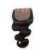 CARA Brazilian Body Wave Human Hair  4x4 Medium Brown Silk Base Lace Closure
