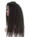 CARA 13x6 Deep Part Kinky Straight 150% Density Lace Front Human Hair Wigs Pre Plucked