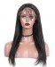 CARA Light Yaki Straight Full Lace Human Hair Wigs 120% Density Lace Wigs With Baby Hair