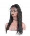 CARA Light Yaki Straight Full Lace Human Hair Wigs 120% Density Lace Wigs With Baby Hair