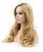 CARA Golden Yellow Women Fashion Synthetic Wig Big Blonde Wavy Lace Front Wigs