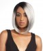 CARA 1B/Grey Ombre Wig Short Bob Wig Synthetic Wig 