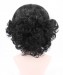 CARA Black Lace Front Wig Side Part Short Curly Synthetic Wig With Bang