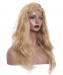 Body Wave Blonde Wig 250% Density Lace Front Wigs With Baby Hair #27 Brazilian Remy Human Hair Wigs