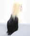 CARA Blonde Root Black Wig Ombre Wig Synthetic Wig Lace Front Wig