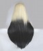 CARA Blonde Root Black Wig Ombre Wig Synthetic Wig Lace Front Wig