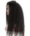 CARA 360 Lace Wigs For Black Women Natural Color Kinky Straight Human Hair Wigs 180% Density Brazilian Wig 