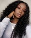 CARA Brazilian Virgin Hair Deep Curly Full Lace Human Hair Wigs For Black Women