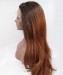 CARA Lace Front Wig 1B/Brown Ombre Wig Straight Synthetic Wig