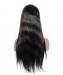 SALE! 150% Density 24inch Lace Front Human Hair Wigs Silky Straight Medium Cap Size 