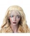 Body Wave Blonde Wig 250% Density Lace Front Wigs With Baby Hair #27 Brazilian Remy Human Hair Wigs