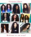 CARA SALE!Loose Curly  Lace Front Human Hair Wigs Glueless 150% Density Brazilian Virgin Remy Wigs