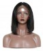 180% Density Full Lace Human Hair Wigs Straight Short Bob Wigs For Black Women