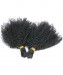 CARA Brazilian Afro Kinky Curly Braid in Bundles Hair Weave 3Pcs Human Hair Natural Color