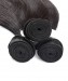 CARA 100% Human Hair 2 Pcs Straight Brazilian Virgin Hair Bundles Natural Black 