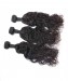 CARA Water Wave Lace Frontal Closure with Bundles 4Pcs Lot Human Hair Weaves with Closure