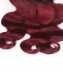 CARA Brazilian Virgin Hair 3 Pcs Ombre Weave Bundles 1B/99J Burgundy Brazilian Hair 