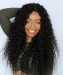 CARA Pre Plucked Deep Curly Full Lace Human Hair Wig No Combs No Straps Glue Needed