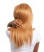 CARA 250 Density Strawberry Blonde #27 Color Loose Wave Lace Front 100% Human Hair Wigs