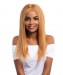 CARA 250 Density Strawberry Blonde #27 Color Loose Wave Lace Front 100% Human Hair Wigs