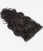 CARA Clip in Human Hair Extensions 120g 7pcs Brazilian Body Wave Remy Hair Natural Color