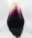 CARA Blonde/Purple Ombre Lace Front Wig Synthetic Wig