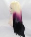 CARA Blonde/Purple Ombre Lace Front Wig Synthetic Wig