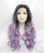 CARA Ombre Wig Grey/Light Purple Synthetic Wig