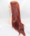 CARA #130 Red Color Long Straight Synthetic Wig For Black Women