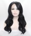 CARA Black Wavy Side Part Synthetic Wig Lace Front Wig For Black Women
