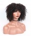 CARA 250% Density None Lace Wigs Styled Curly Wig With Bang 14 Inches